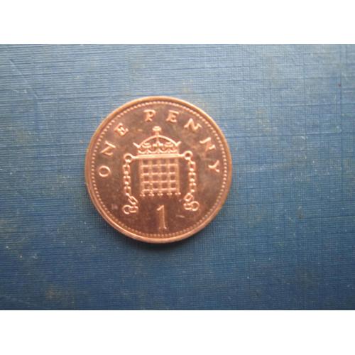 Монета 1 пенні Великобританія 2001