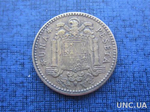 Монета 1 песета Испания 1963
