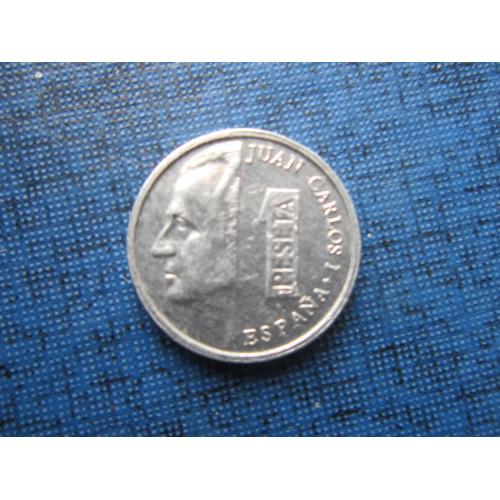 Монета 1 песета Испания 1996