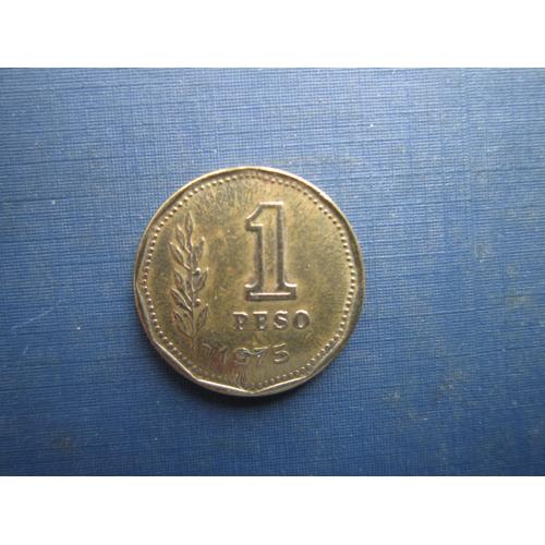 Монета 1 песо Аргентина 1975
