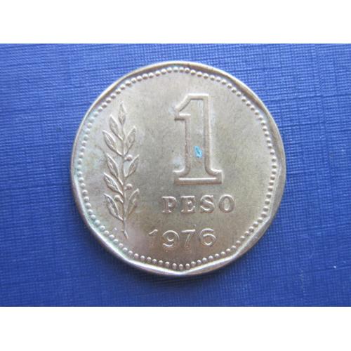 Монета 1 песо Аргентина 1976