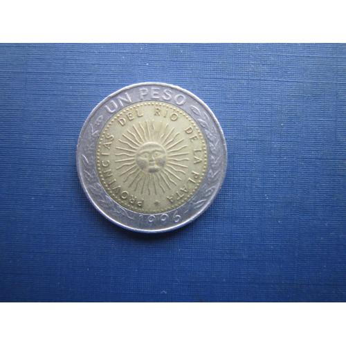 Монета 1 песо Аргентина 1996