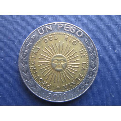 Монета 1 песо Аргентина 2010