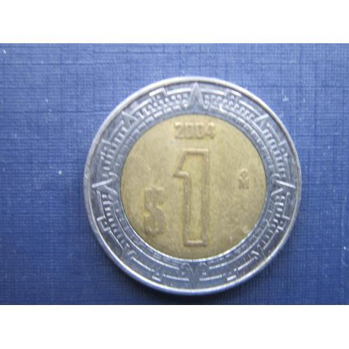 Монета 1 песо Мексика 2004