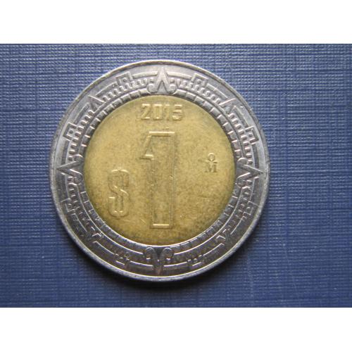 Монета 1 песо Мексика 2015