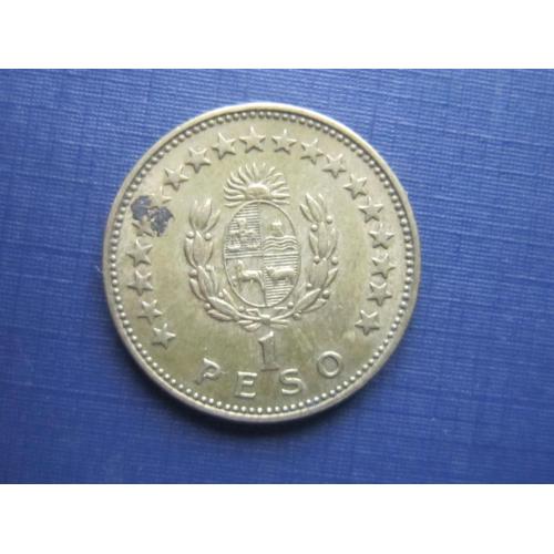 Монета 1 песо Уругвай 1965