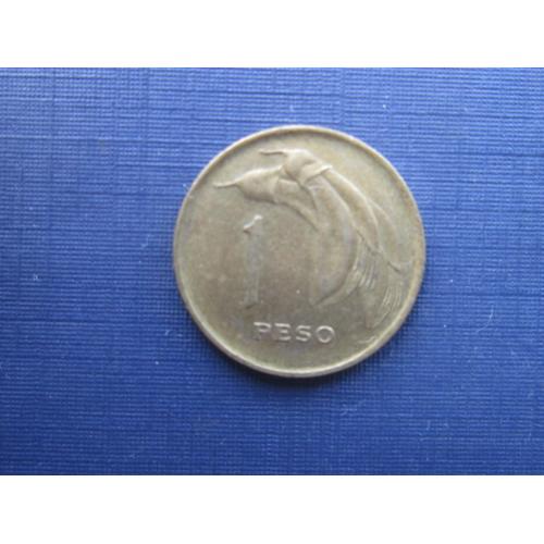 Монета 1 песо Уругвай 1968