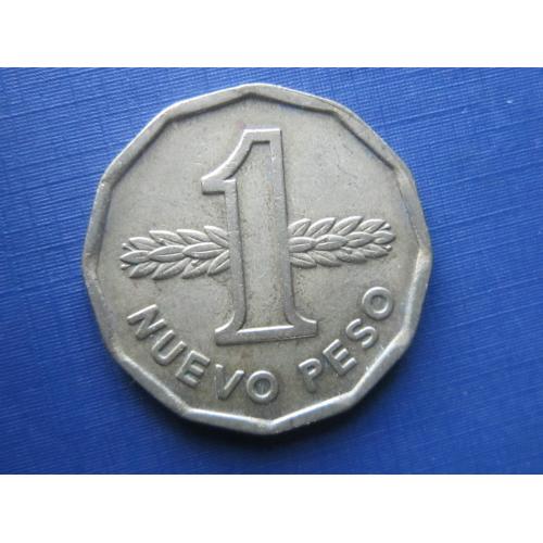 Монета 1 песо Уругвай 1977