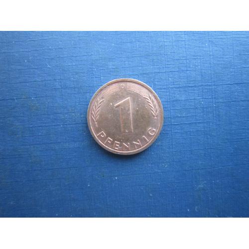 Монета 1 пфеніг Німеччина ФРН 1983 G