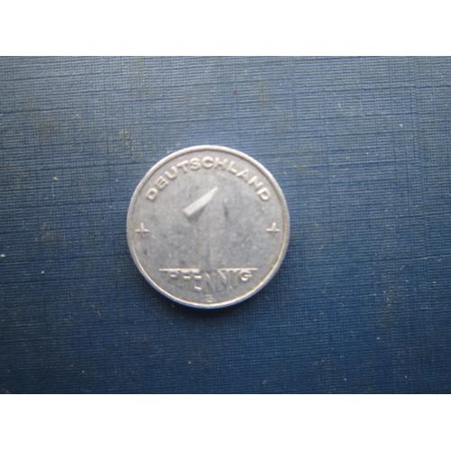 Монета 1 пфеніг Німеччина НДР 1953 Е