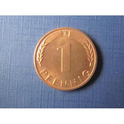 Монета 1 пфенниг ФРГ  1972 F