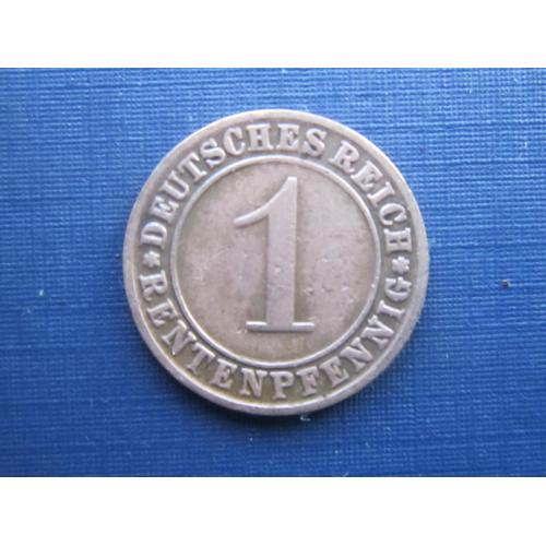 Монета 1 пфенниг Германия 1924 D