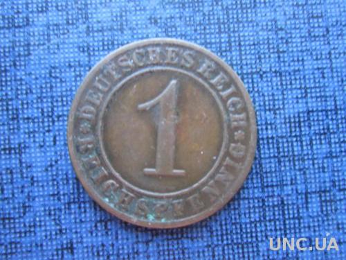 монета 1 пфенниг Германия 1930 А
