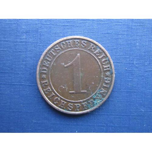 Монета 1 пфенниг Германия 1935 А Рейх