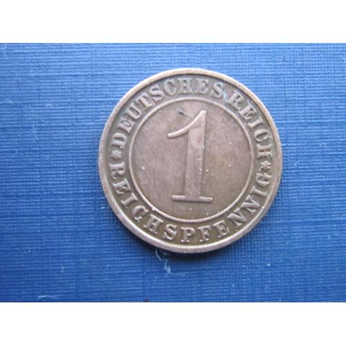 Монета 1 пфенниг Германия 1935 Е Рейх