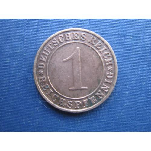 Монета 1 пфенниг Германия 1935 G Рейх