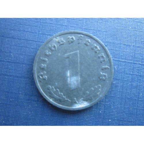 Монета 1 пфенниг Германия 1944 А цинк рейх свастика