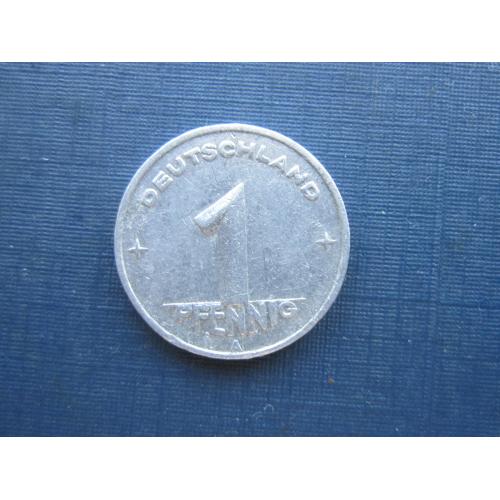 Монета 1 пфенниг Германия ГДР 1949 А