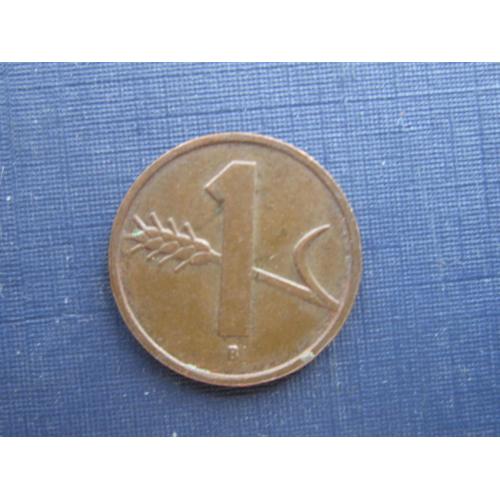 Монета 1 раппен Швейцария 1946 цинк нечастая