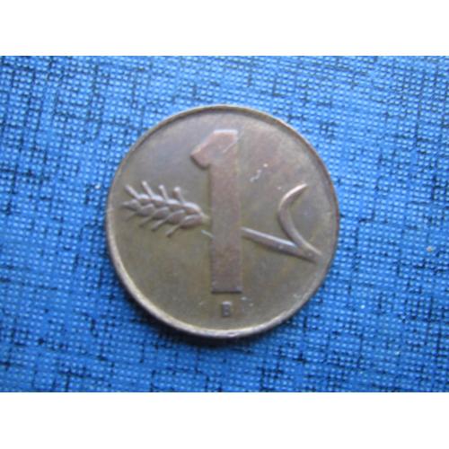 Монета 1 раппен Швейцария 1948