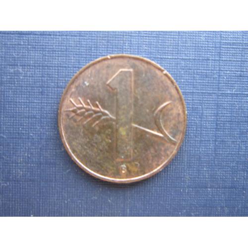 Монета 1 раппен Швейцария 1949