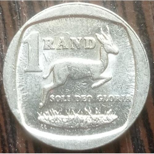 Монета 1 ренд ЮАР 1991 фауна антилопа