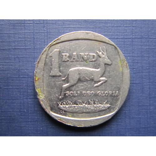 Монета 1 рэнд ЮАР 1998 фауна антилопа