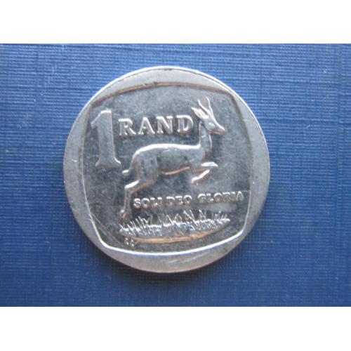 Монета 1 рэнд ЮАР 2009 фауна антилопа