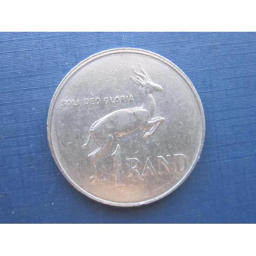 Монета 1 рэнда ЮАР 1988 фауна антилопа большая
