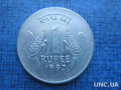 Монета 1 рупия Индия 1997 Нойда

