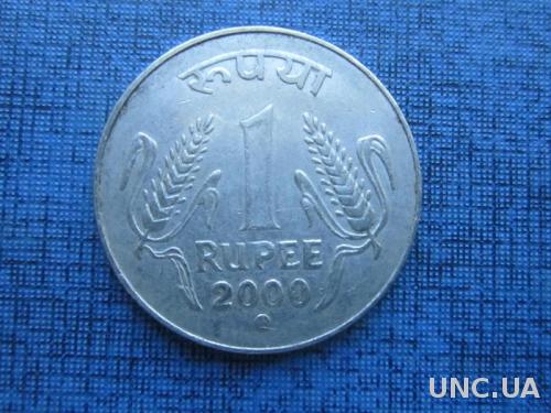 Монета 1 рупия Индия 2000 Кремница Словакия
