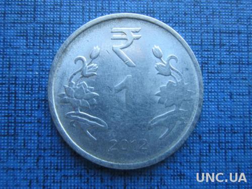 монета 1 рупия Индия 2012 Калькута

