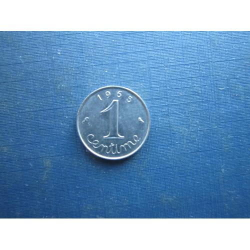 Монета 1 сантим Франція 1965