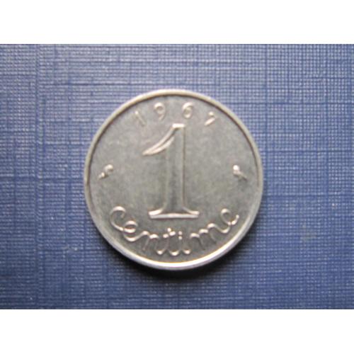 Монета 1 сантим Франция 1967