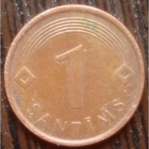 Монета 1 сантим Латвия 2007
