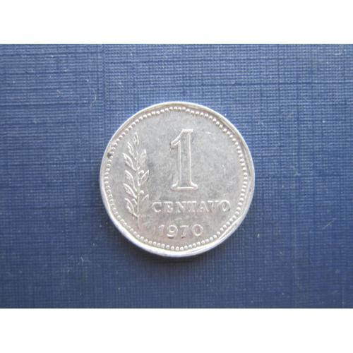 Монета 1 сентаво Аргентина 1970