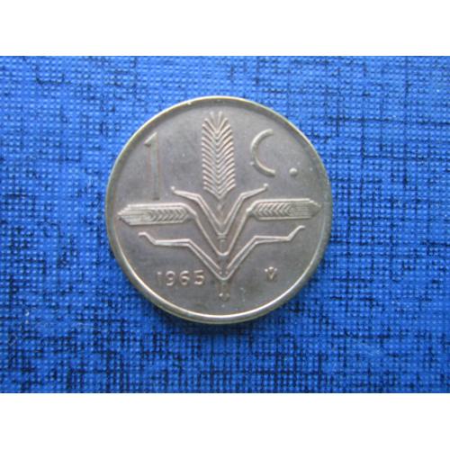 Монета 1 сентаво Мексика 1965