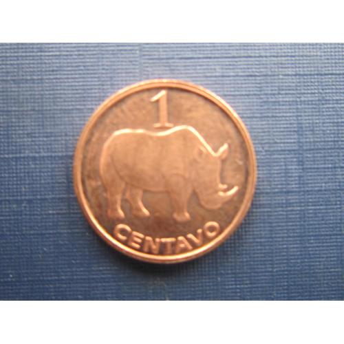 Монета 1 сентаво Мозамбик 2006 фауна носорог