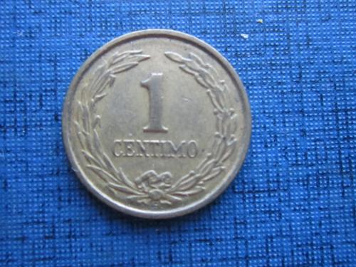 Монета 1 сентимо Парагвай 1950