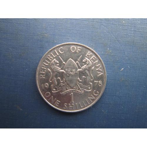 Монета 1 шилінг Кенія 1978 велика