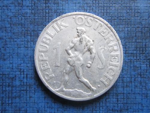 монета 1 шиллинг Австрия 1947