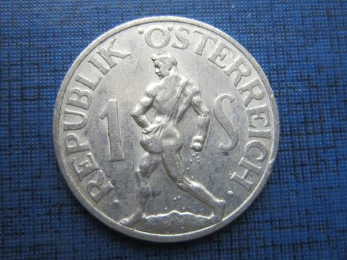 Монета 1 шиллинг Австрия 1957