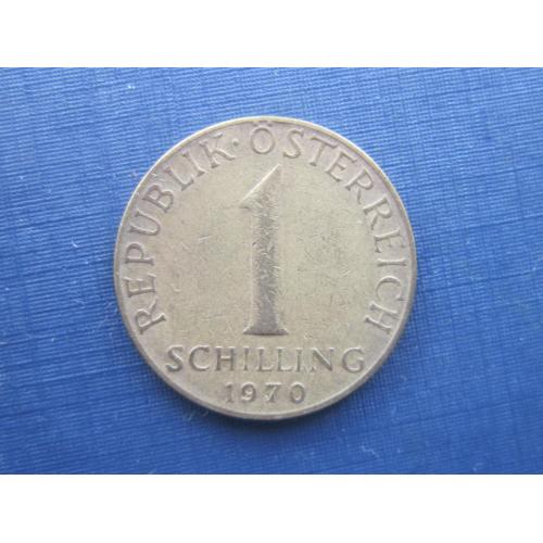 Монета 1 шиллинг Австрия 1970 флора эдельвейс