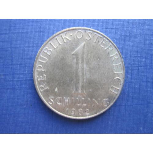 Монета 1 шиллинг Австрия 1982 флора эдельвейс