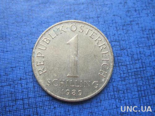 Монета 1 шиллинг Австрия 1989 флора эдельвейс
