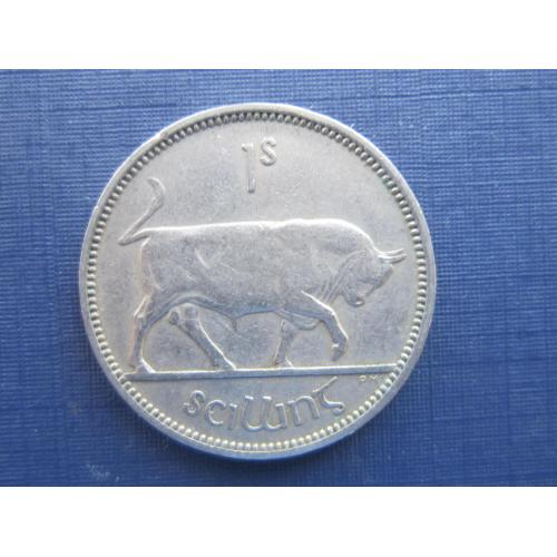 Монета 1 шиллинг Ирландия 1951 фауна бык
