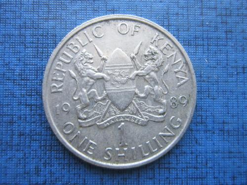Монета 1 шиллинг Кения 1989