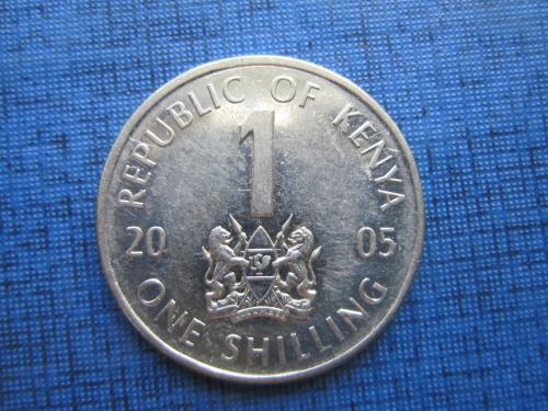 монета 1 шиллинг Кения 2005