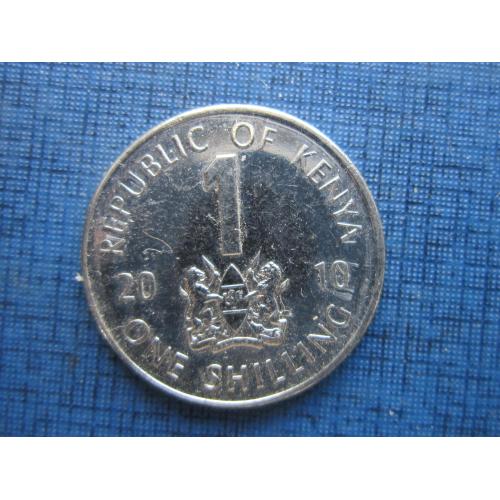 Монета 1 шиллинг Кения 2010