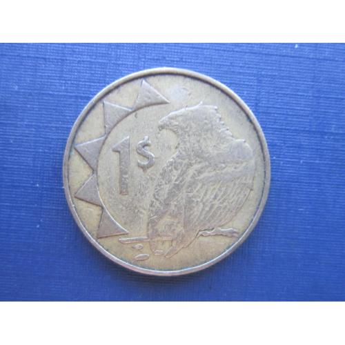 Монета 1 шиллинг Намибия 1996 фауна птица